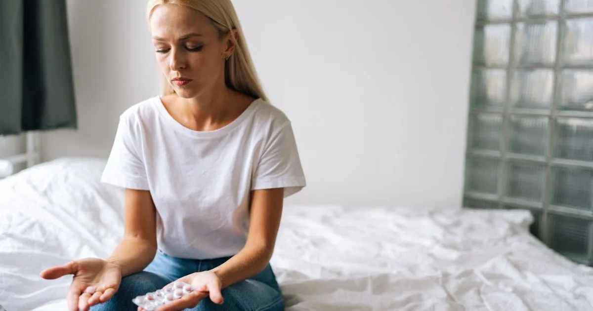 Woman overwhelmed with health concerns